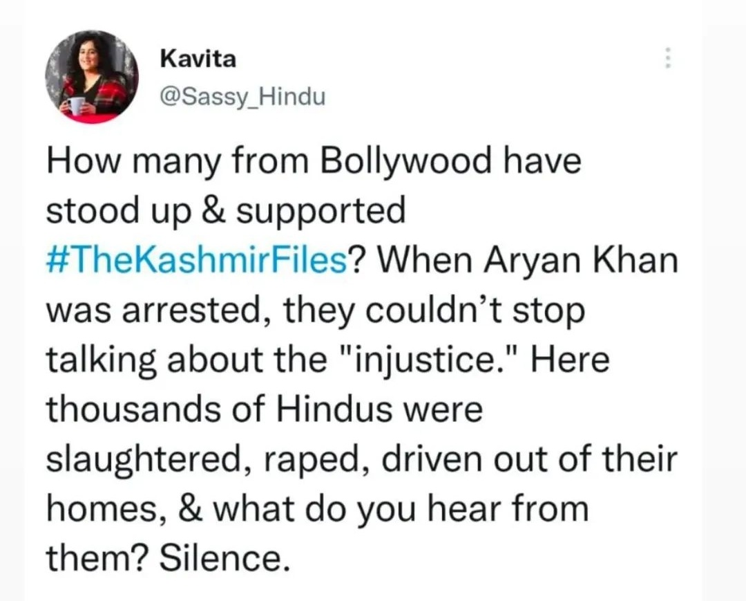 ipowerpuff1's tweet photo. This tweet says a lot .#Bollywood #BoycottBollywood #bollywoodmovies #boycott https://t.co/5JP9VvAhon