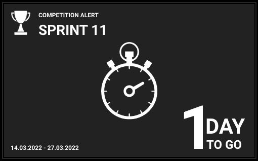CyberspaceDev's tweet image. Competition. Sprint №11. 1 day before the start.
#programming #coding #javascript #programmers #softwaredeveloper #html5 #webdesign #webdesigner #design #programmer #reactnative #js #vscode #devops #ai #setup #strongtypes #typescript