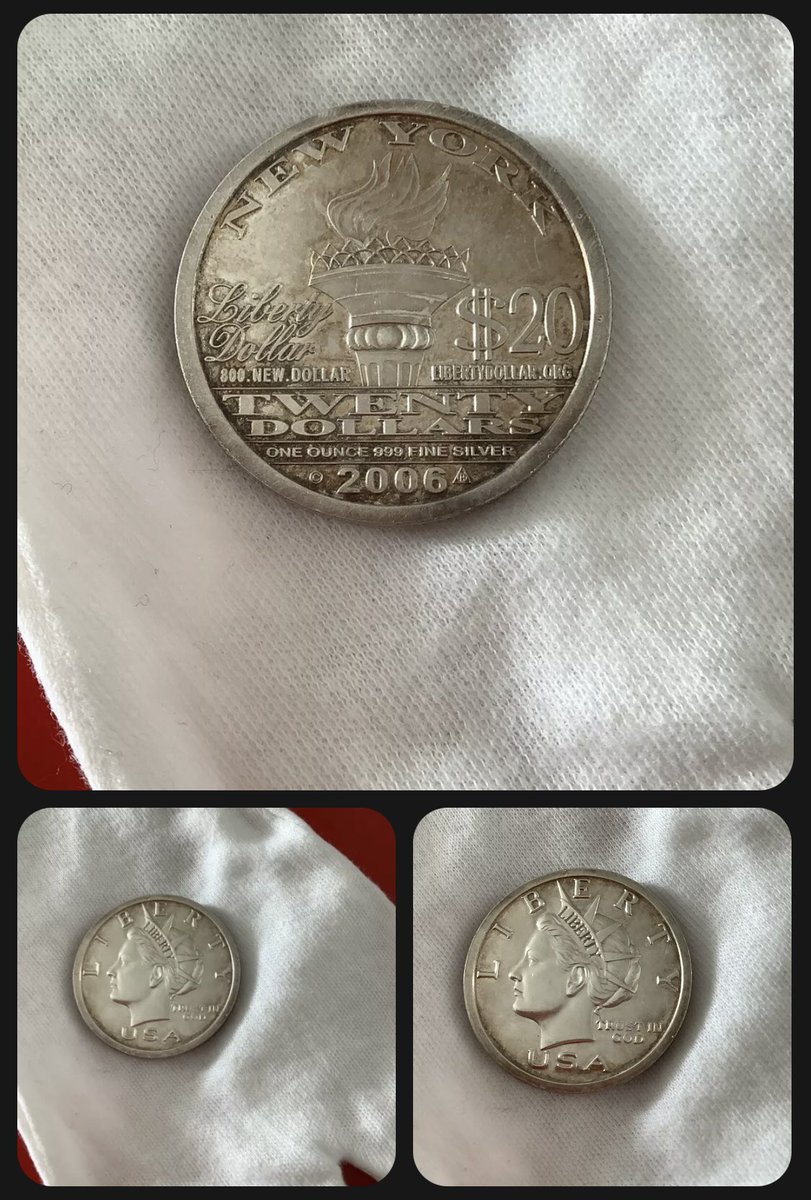 liberty_lyss's tweet photo. @Sergeant_Spliff This 2006 American Liberty Dollar(NORFED) NY round 😍
#LibertyDollar #Norfed https://t.co/zkqNgQlPjC