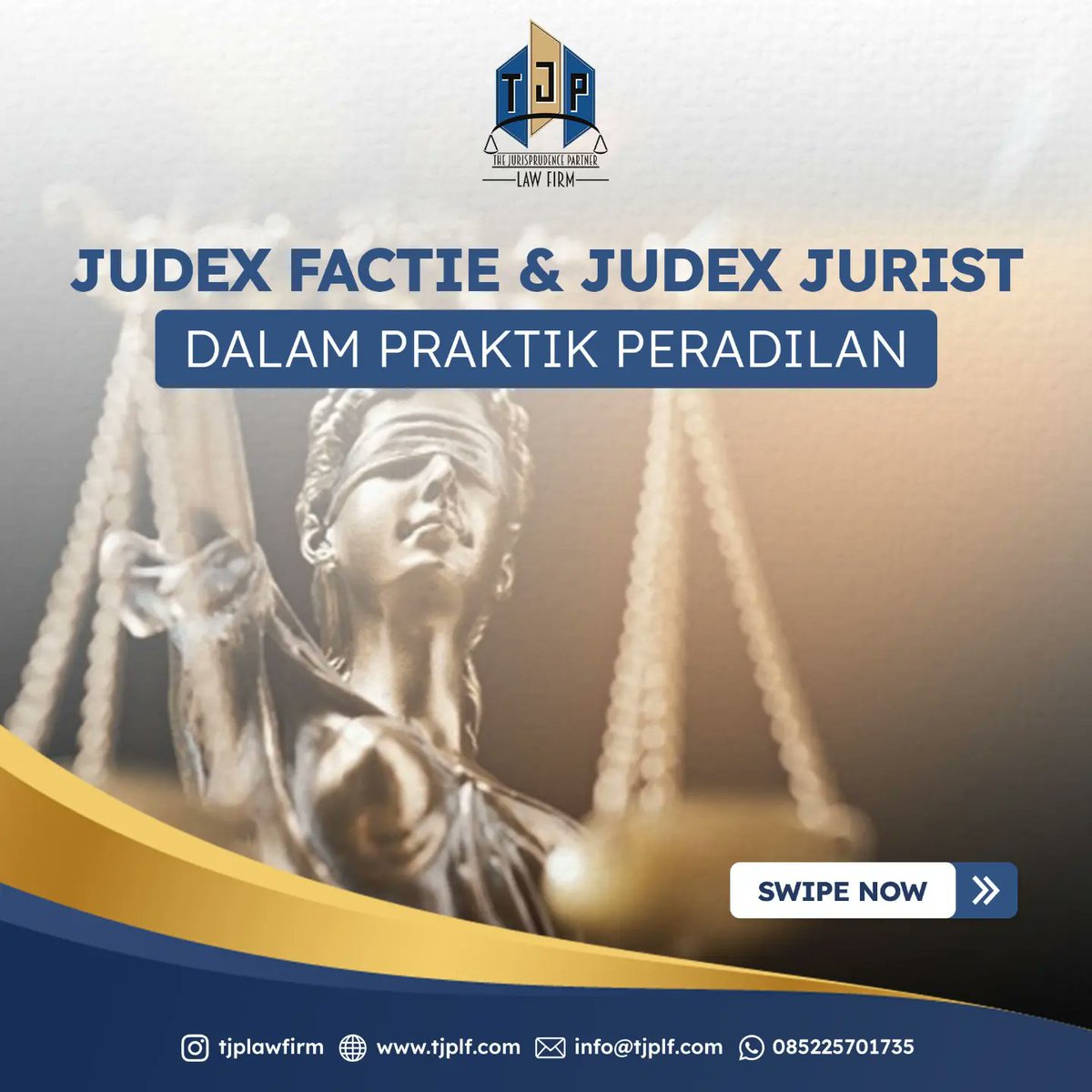 TJPLawFirm's tweet photo. Sistem peradilan di Indonesia mengenal tiga tingkatan pengadilan yakni pengadilan tingkat pertama, pengadilan tingkat banding, dan pengadilan tingkat kasasi. Untuk penyebutan tiga tingkatan ini, dikenal dua istilah: judex factie dan judex jurist.

#advokat #lawyer #pengacara https://t.co/fIySxKioAm
