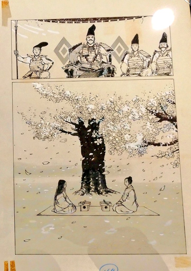 坂口尚 高寺彰彦原画展へ。今日が最終日。ちょうど蛭子さんが入賞してたガロもあった。 