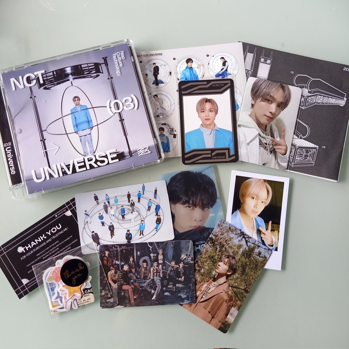 jay_bluesss's tweet photo. Got my Haechan jewel case today!! Thank you for packing it safely and for all the freebies (*๏ผพ3๏ผพ)/๏ฝโก
@minjae_bns #MinjaeForReal https://t.co/2gC2gWrZ7u