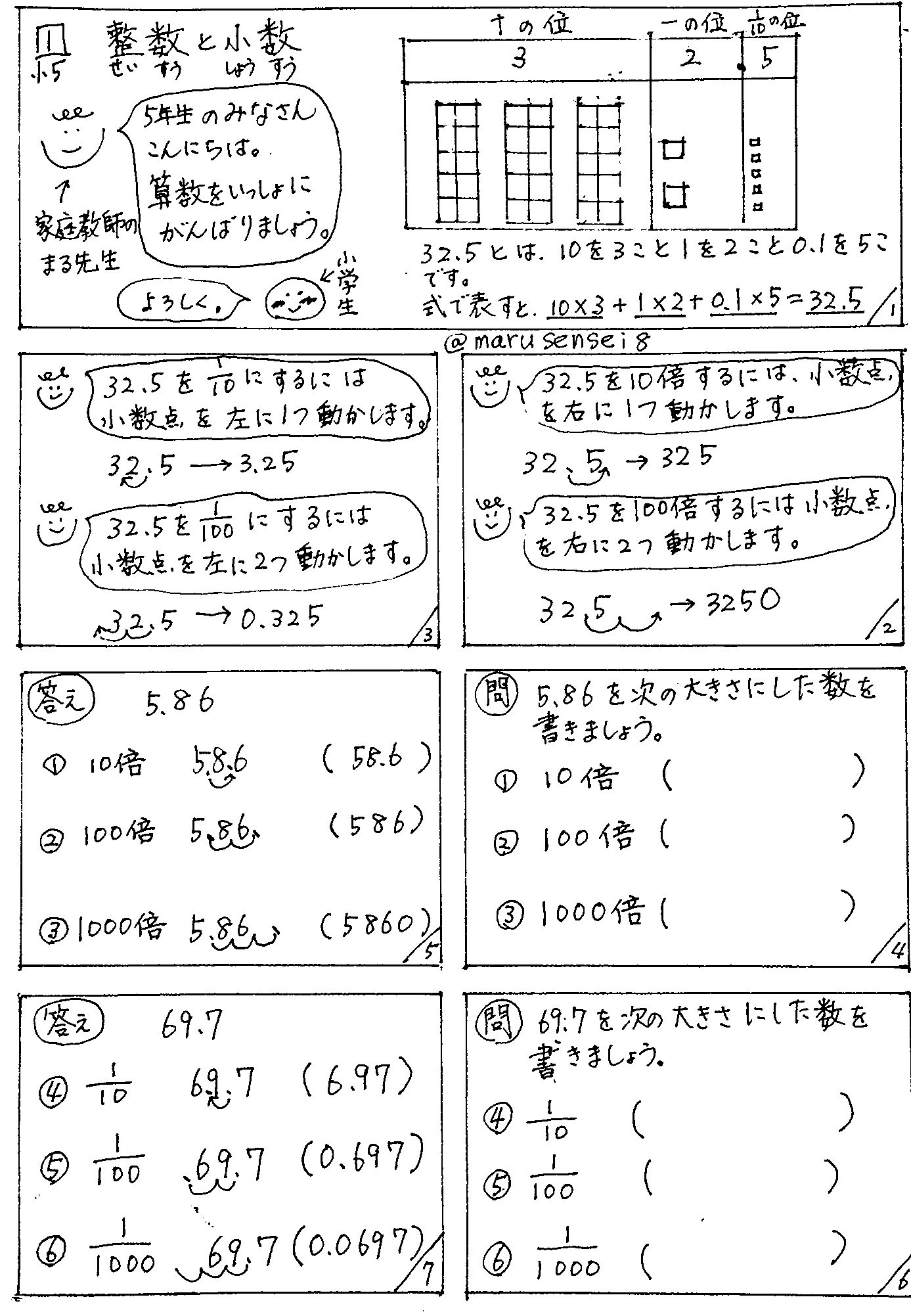 小学5年算数編 Twitter