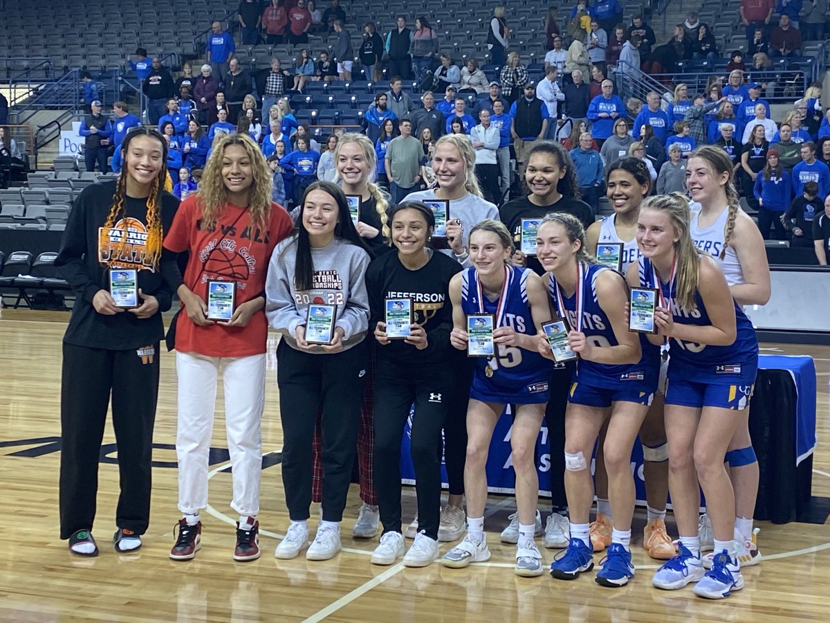 Congratulations All Tournament Team - Mahli, Hannah and Hannah! ⚔️💙🏀🏆