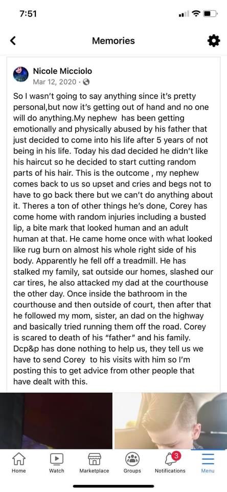 danielle2u's tweet photo. This child was killed by his father because of #procontact culture in our #familycourt system. Every sign of risk & abuse was there. ⬇️
His safe mom didn’t want to send him to the abuser. But they FORCED her to. Now Corey is gone.
How many times must this happen ?? https://t.co/FmMTswrZzp