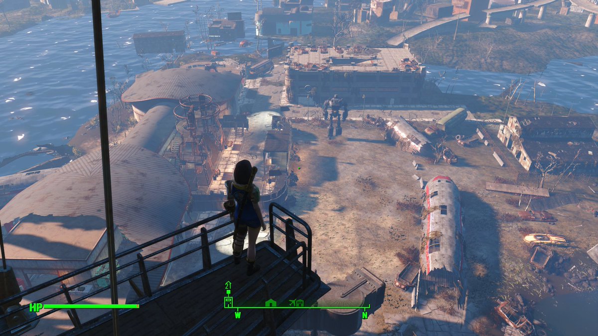 anantara044's tweet image. #Fallout4 #automatron
この建物の地下に話の原因が居て大量のロボットを掃討した後話し合いで物語が終わりましたｗ
あの硬さの物量攻撃で一回灰になりましたが幸いDLC落とす迄あちこちのレイダーやスパミューを狩ってて銃弾はわんさか持ってたので弾切れで困ることはありませんでしたｗ