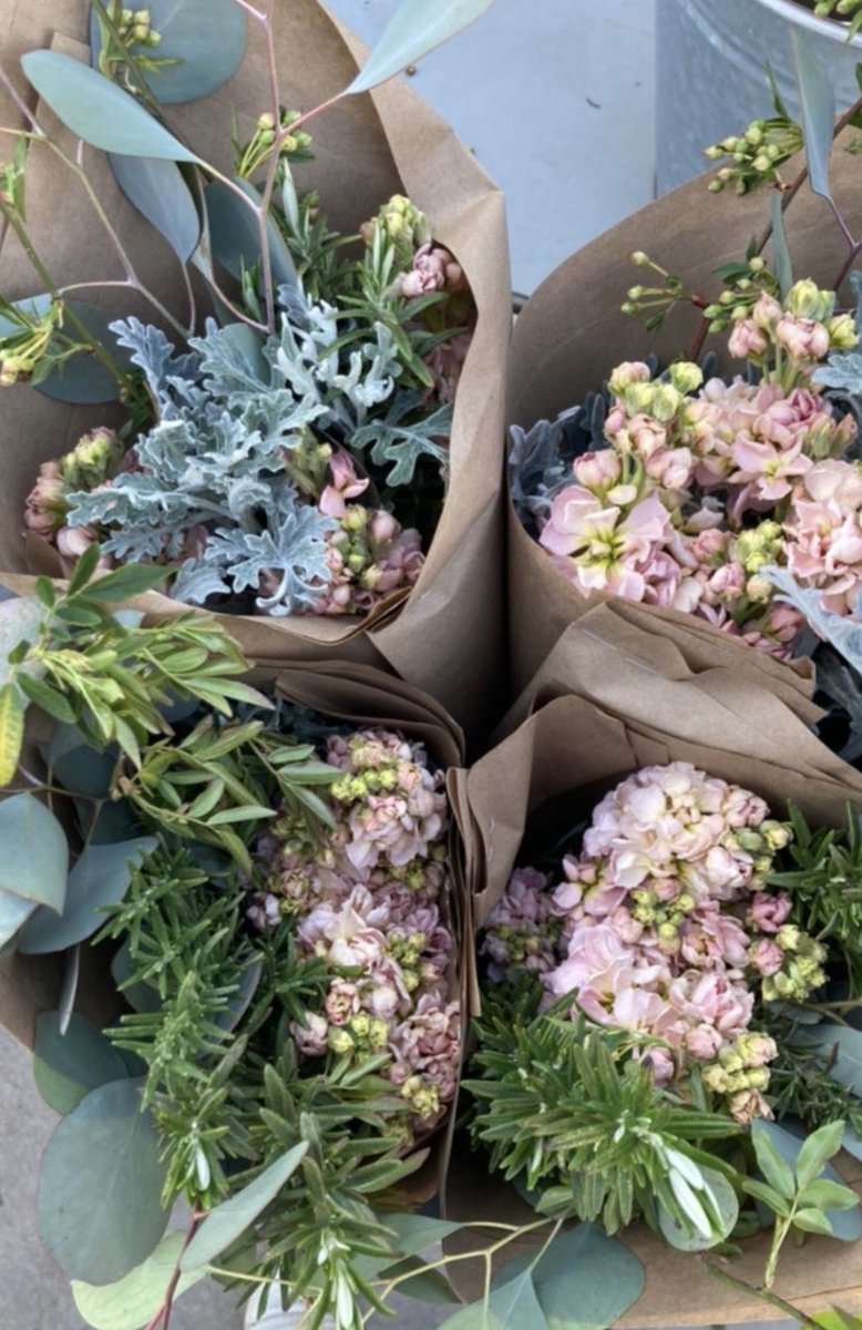 Kaylieqmcj's tweet photo. Bouquets from Wynnie’s Flower Farm in Clovis, CA. https://t.co/nfc4Ic2Yzh
