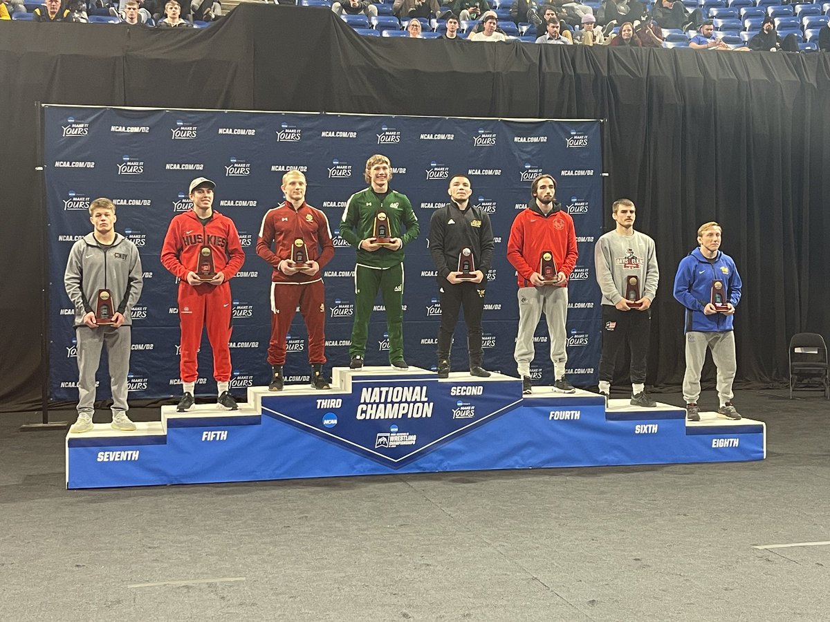 UIndyWrestling's tweet photo. 6️⃣TH as a team, 4️⃣ All-Americans

Highest Team Finish Ever ✔️
Tied most All-Americans Ever ✔️
2 National Finalists ✔️

#D2Wrestle #HoundsAtNCAAs https://t.co/3Qkbl8nu0Z