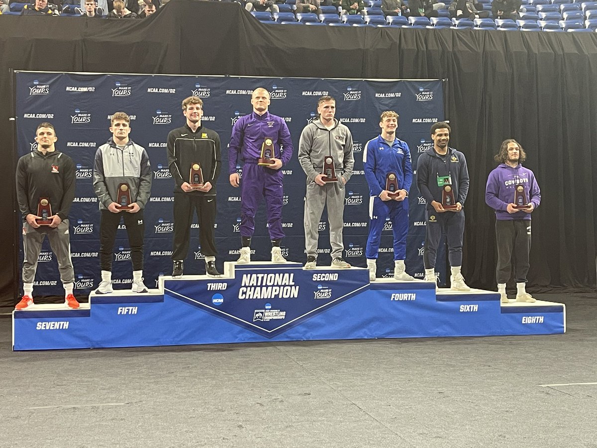 UIndyWrestling's tweet photo. 6️⃣TH as a team, 4️⃣ All-Americans

Highest Team Finish Ever ✔️
Tied most All-Americans Ever ✔️
2 National Finalists ✔️

#D2Wrestle #HoundsAtNCAAs https://t.co/3Qkbl8nu0Z