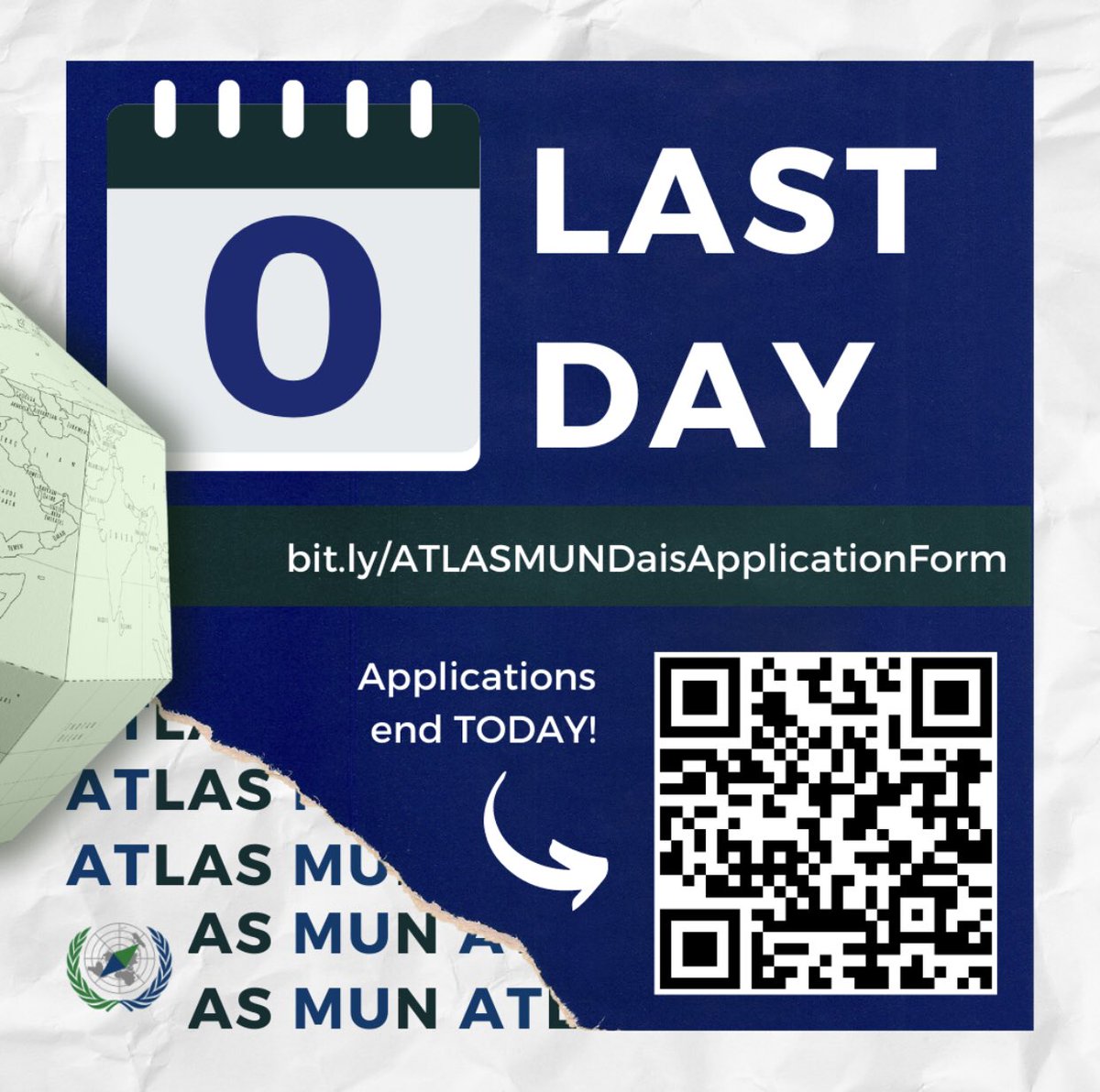 animomun's tweet photo. ‼️ APPLICATION ENDS TODAY, DELEGATES!

Are you a high school or undergraduate student with at least three (3) conferences attended under your belt?

Grab the chance and be part of ATLAS’ Board of Dais! 👑

Application CLOSES TODAY (March 13, 2022, 11:59 PM GMT+8.) 🗓 https://t.co/BT7SecbLxu