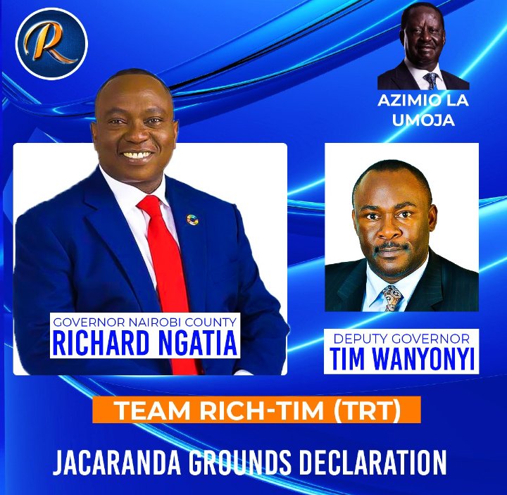 Justinbett17's tweet photo. The Moment of Reckoning
The indomitable duo stands tall at the heart the capital. Rich/Tim ticket is unstoppable, it is unavoidable and it is a political Tsunami. yaNg'aa na Ngatia kunyoa wapinzani
#InhandsofNgatia
#teamRichTimTRT https://t.co/u5ty96Omyg