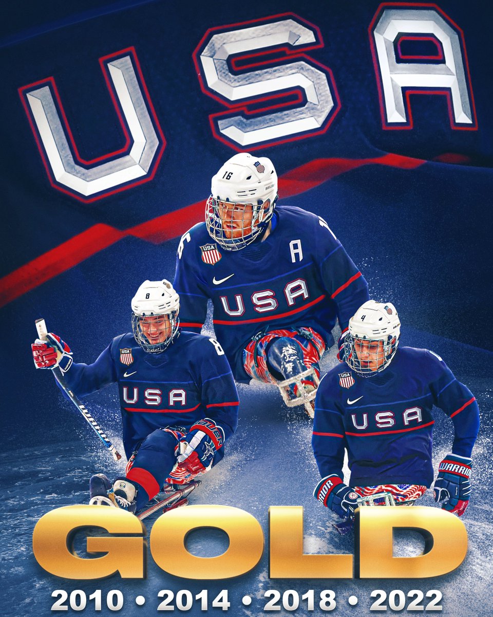 DYNASTY. 🥇🥇🥇🥇

Four-consecutive #WinterParalympics gold medals for #TeamUSA!