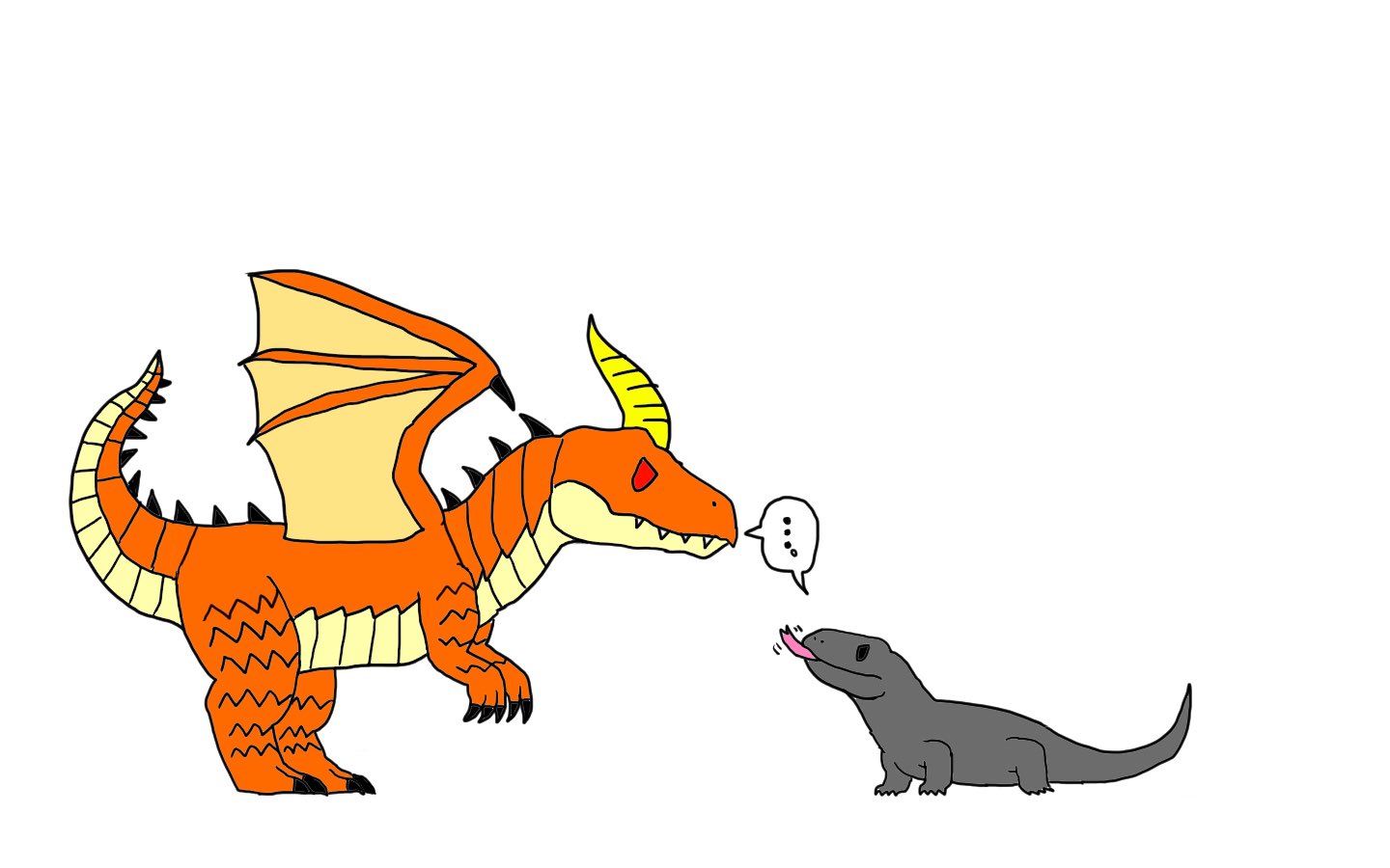 توییتر Mkkai2 در توییتر ドラゴン モンスター とドラゴン オオトカゲ モンスター ドラゴン 爬虫類 コモドオオトカゲ コモドドラゴン イラスト Monster Dragon Reptile Komododragon Illust T Co 0jdqbkinza