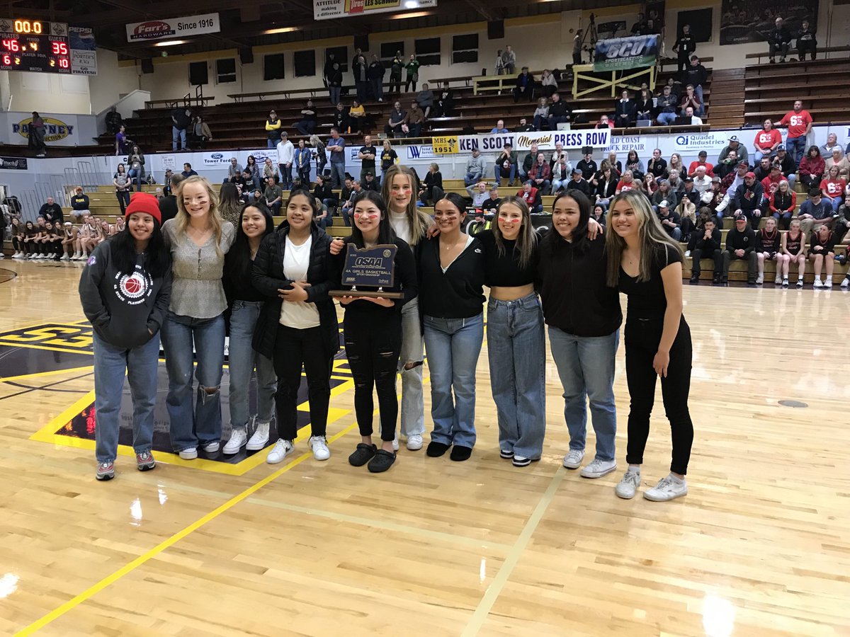 OSAASports's tweet photo. Madras girls win sportsmanship trophy. https://t.co/nMDP9MWjmZ
