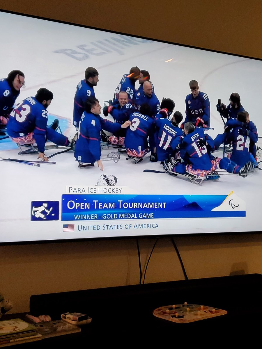 Congratulations Gold Medal Winners, Sled Hockey Team USA, 5-0