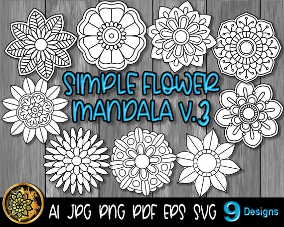 ArtDesign_by_VC's tweet image. Simple Flower Mandala Set-3 tinyurl.com/yaf9ue9y via @EtsySocial #mandala #lineart #MandalaArt #MandalaSVGfile