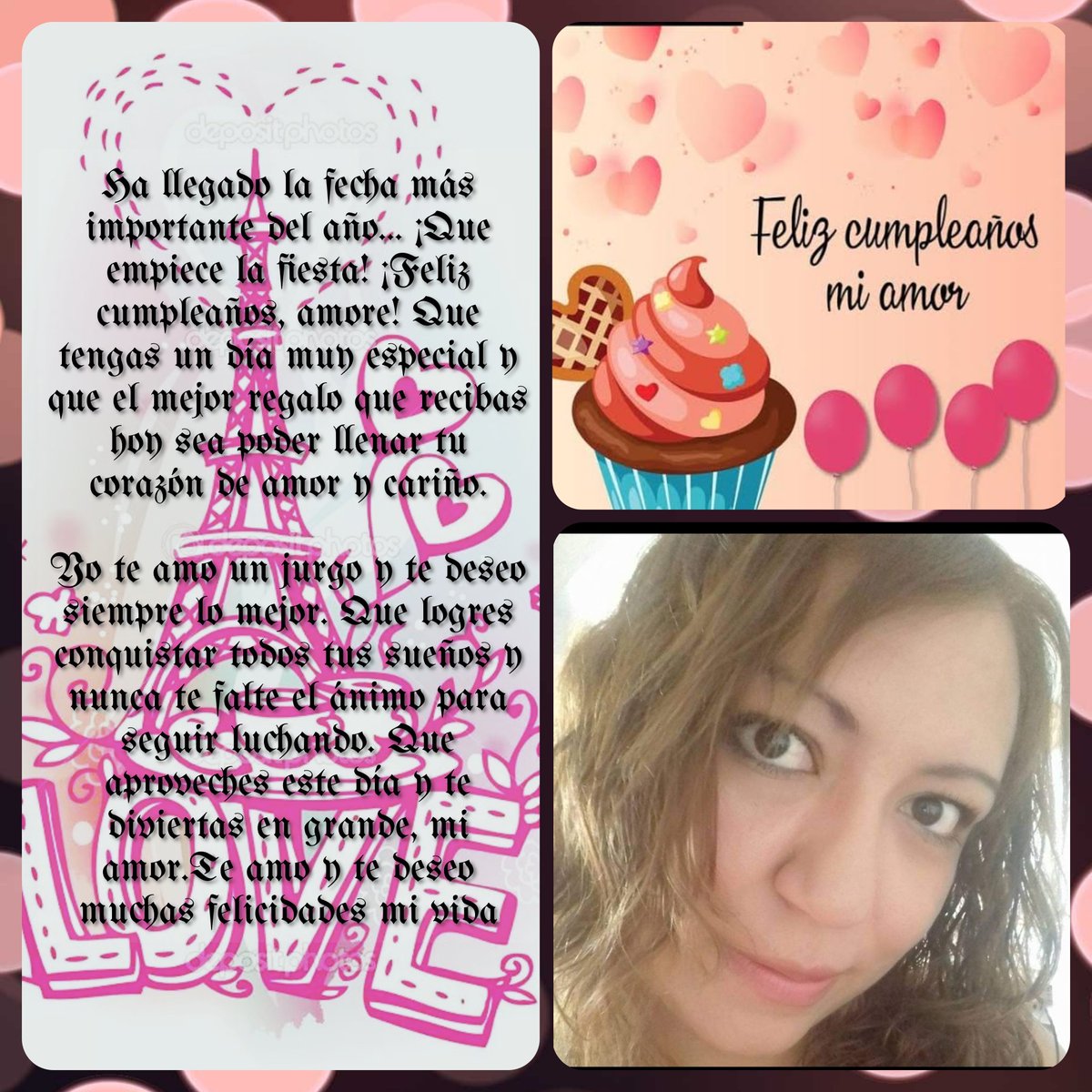 cmorales30's tweet photo. @karudeso amor muchas felicidades, deseo que tengas un maravilloso día, que todos tus sueños y deseos se cumplan, te amo un jurgo y un hijole 🎉🎂🥳💏👫🏻❤️ https://t.co/c0MkAgFn4f