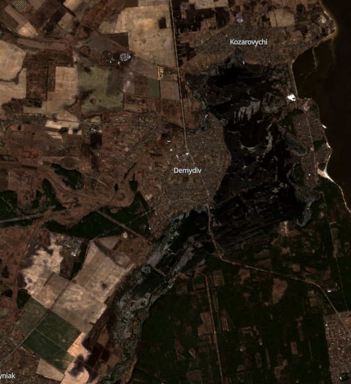 Bananasaurus Rex on Twitter "Clouds cleared up enough for Sentinel2