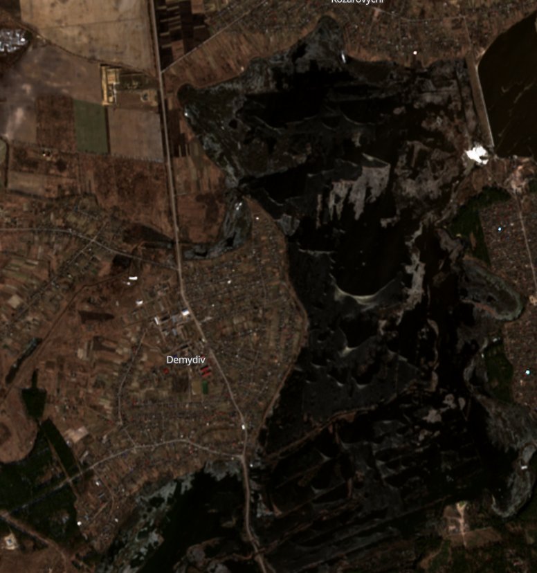 Bananasaurus Rex on Twitter "Clouds cleared up enough for Sentinel2