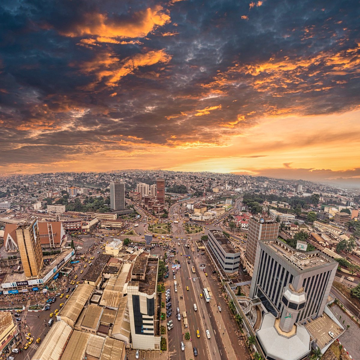 Panorama after the storm a few days ago.. sKies n dust. Sunset in the City #yaounde #237🇨🇲
Do you want one of these for your wall?
#camairdroneboy #dronephotography #360degree 
-#stockfootage #dronevideo #cameroonais 
#dronepic #cameroon #cameroun #team237
👉🏿 <a href="/camairdroneboy/">camairdroneboy</a> 👈🏿