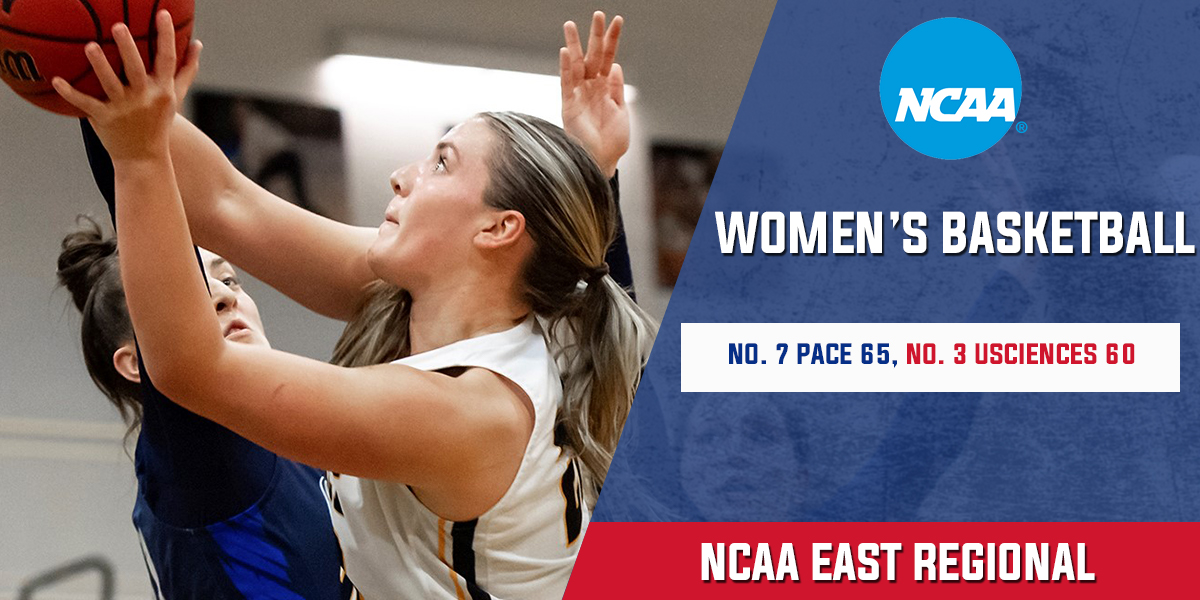 𝐂𝐇𝐀𝐌𝐏𝐈𝐎𝐍𝐒𝐇𝐈𝐏 𝐁𝐎𝐔𝐍𝐃

See you Monday! <a href="/PaceWBB/">Pace Women's Hoops</a> advances to the East Regional championship game following its semifinal upset of USciences on Saturday 🏀

#NE10EMBRACE #NCAAD2 #D2WBB