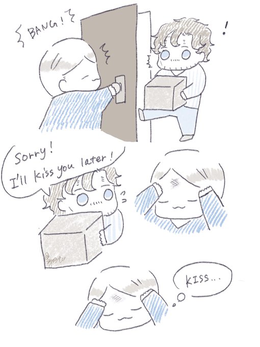 You said you would kiss. 