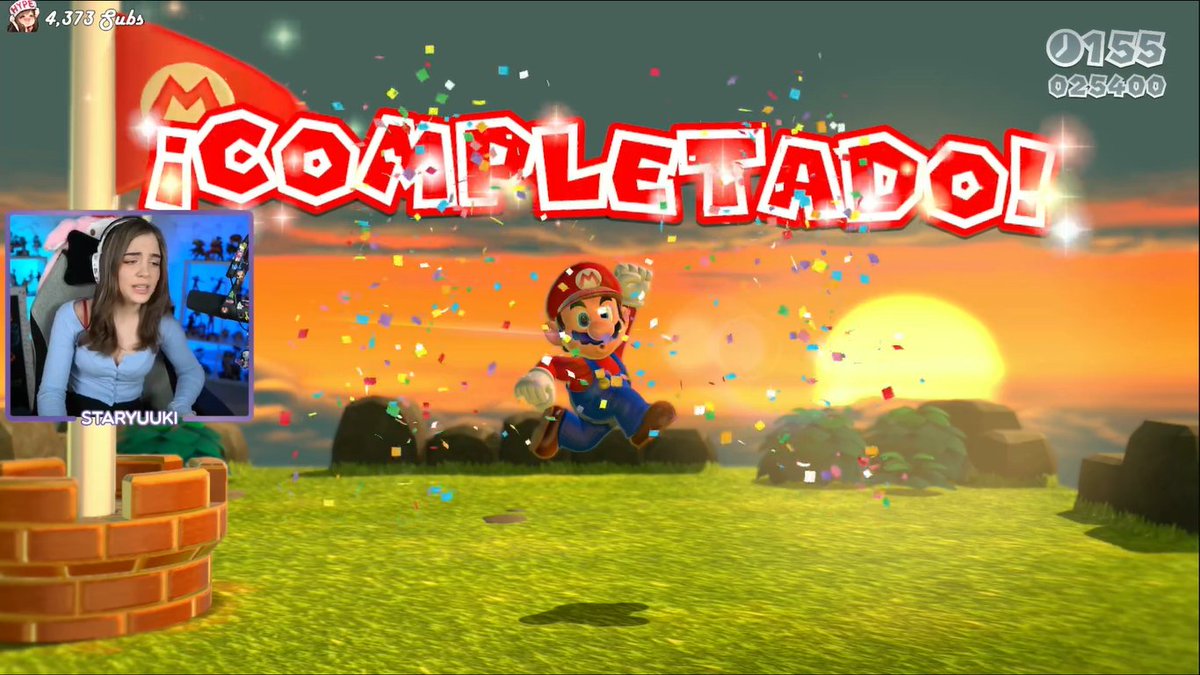 _Kevin_Malca_'s tweet photo. Gracias por este bonito stream @staryuukiii ❤️ jugaste el Mario 3D y lo hiciste increíble, vi que te divertiste y lograste pasar muchos niveles 😉 luego los tiktoks estuvieron geniales y muy buenos, nos reimos y la pasamos muy bien contigo viéndolos 😂 ten una linda noche Ely ❤️ https://t.co/N1nqLF70y0