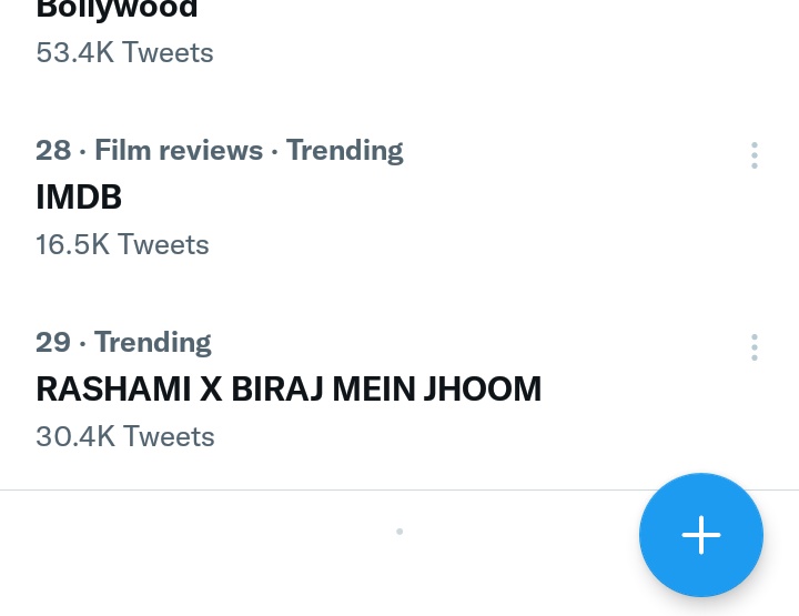 RDTrendz's tweet photo. RASHAMI X BIRAJ MEIN JHOOM now tr£nding with 30K+ tweets! 

#RashamiDesai https://t.co/aXsjk9N20L