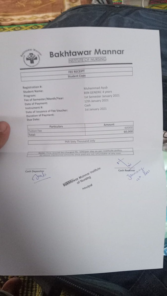 PSCollective_'s tweet photo. پرائیویٹ ایجوکیشن مافیہ کا ایک اور سکینڈل سامنے آیا ہے۔ جس میں بختاور مینر انسٹیٹیوٹ آف نرسنگ اینڈ الائیڈ ہیلتھ سائنسز کراچی نامی کالج نے طلبہ سے بھاری فیسیں لیں، ان کا ایک سال ضائع کیا اور اب پتہ چلا ہے کہ وہ کالج ہے ہی جعلی۔
1/4 https://t.co/hbgvIWYeh6