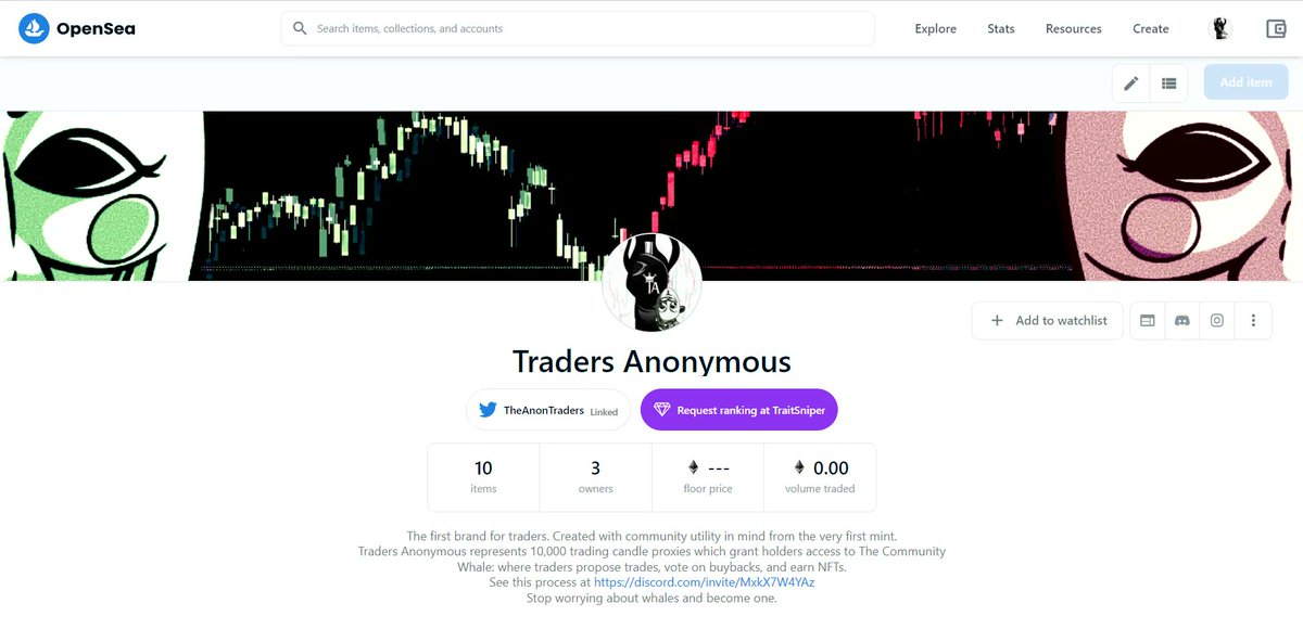 Traders Anonymous tweet media