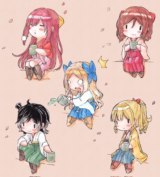 神風型 桜とお茶セット🌸🍵 
