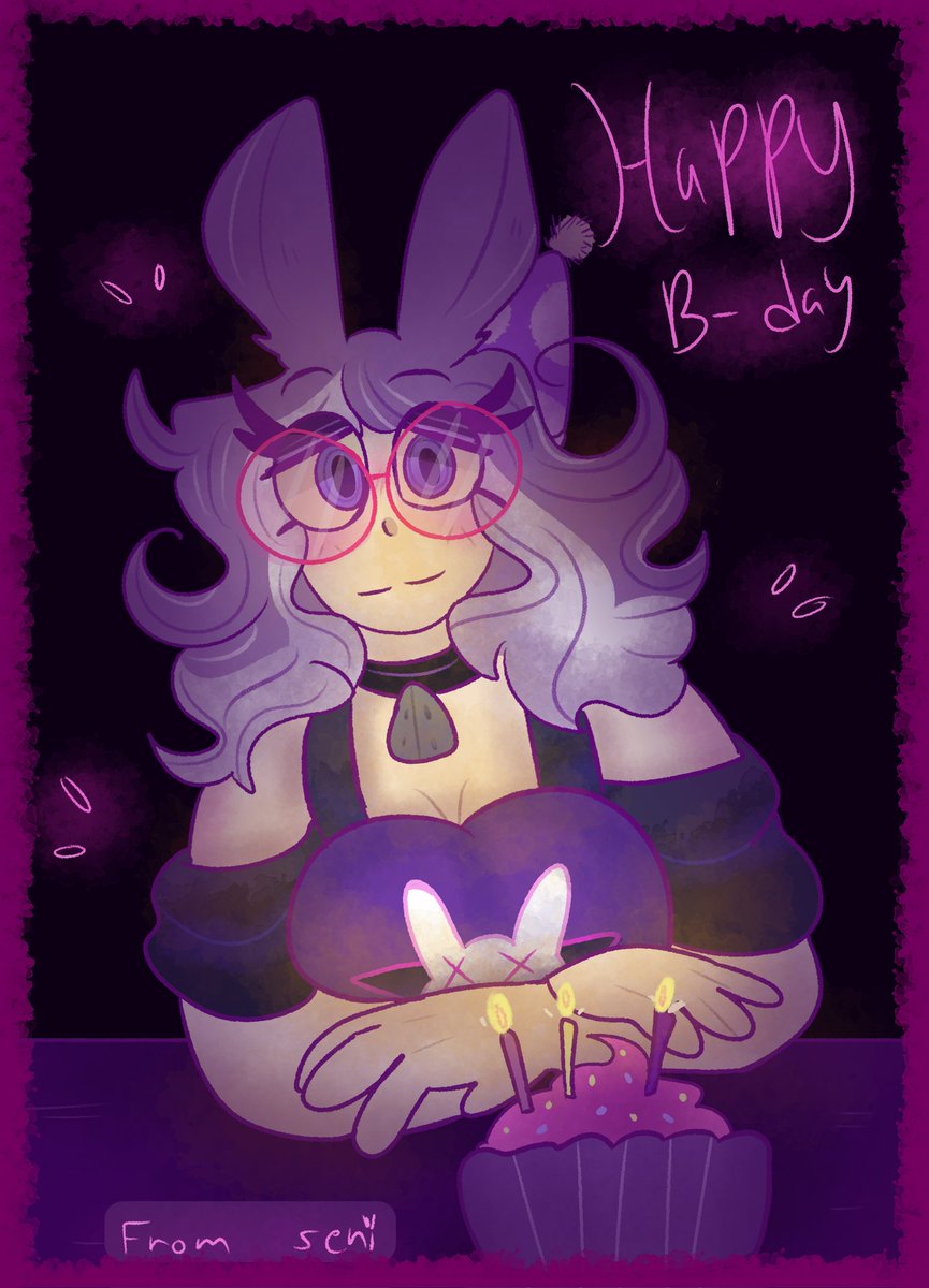 SketchySeni's tweet photo. Happy Birthday! @AshNicholsArt kinda late~ but here! To being one of my favorite artists 🎂✨ https://t.co/fRITA0TMYq