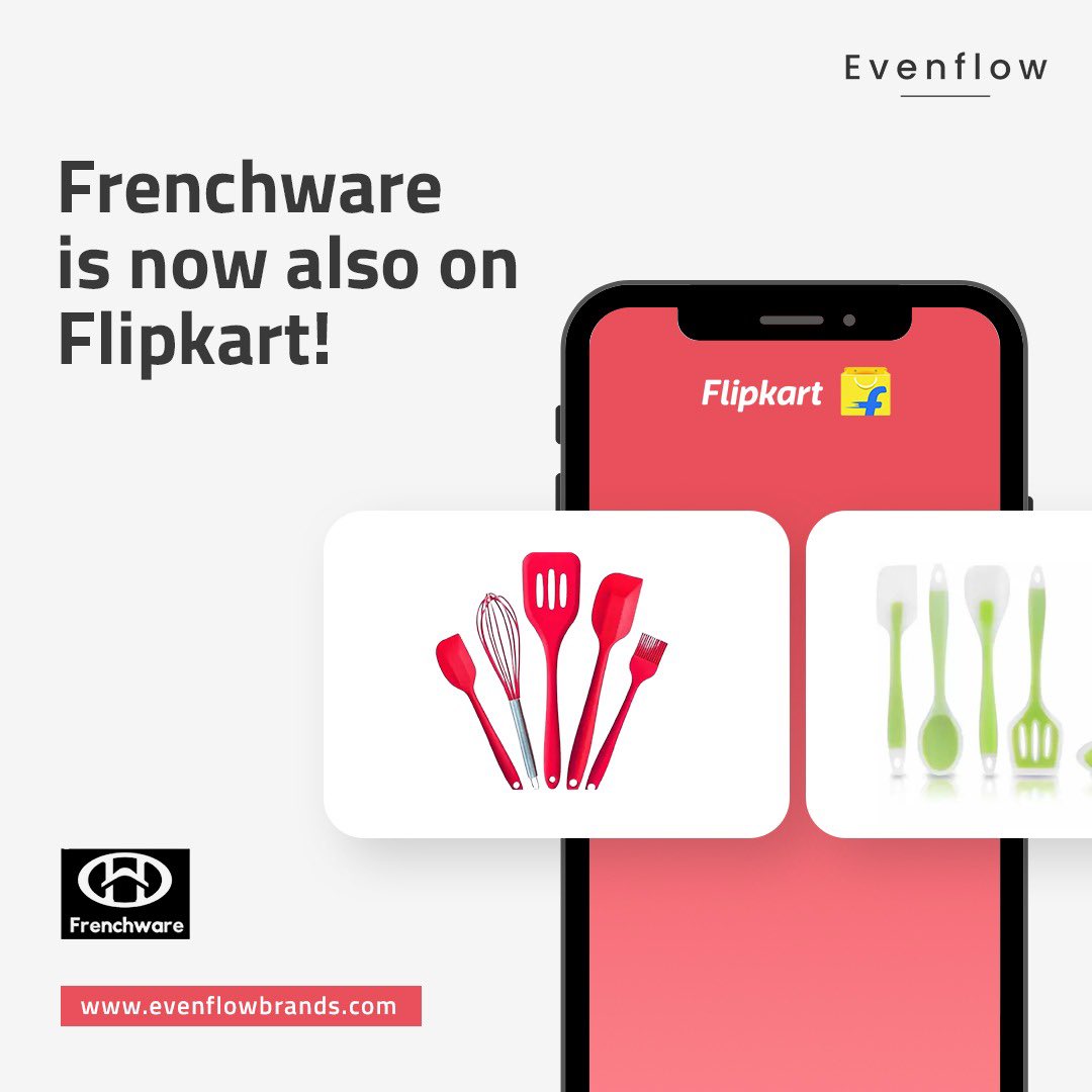 evenflowbrands's tweet image. We are delighted to announce that our favourite kitchen brand Frenchware is now also on @Flipkart.

Shout-out to the team at Flipkart for a smooth onboarding.

#Frenchware #kitchenware #EvenflowBrands