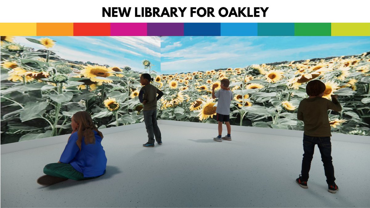 gloslibs's tweet photo. We’ve some exciting news to share. Arts Council England have awarded us funding to develop an immersive storytelling centre in Oakley, Cheltenham. 

The new space will feature: Digital Immersive reality room, Outdoor sensory story telling garden
Central hub for home educators... https://t.co/G8IROh8rQt