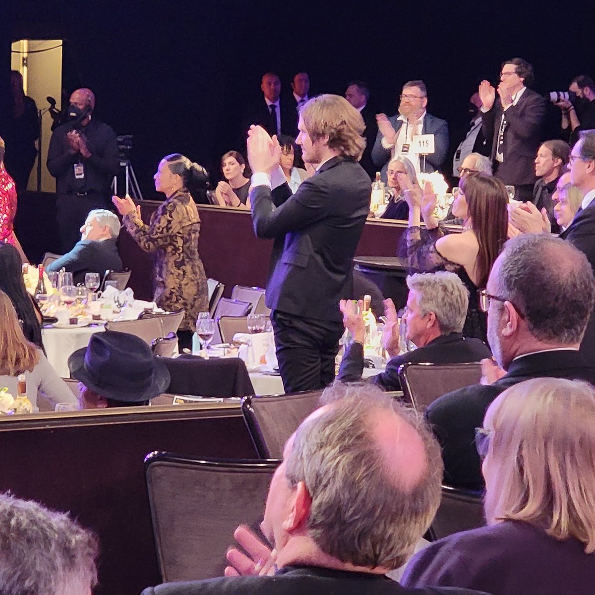 ByClaytonDavis's tweet photo. Bo Burnham is here at the #DGAAwards https://t.co/zggc59eBht