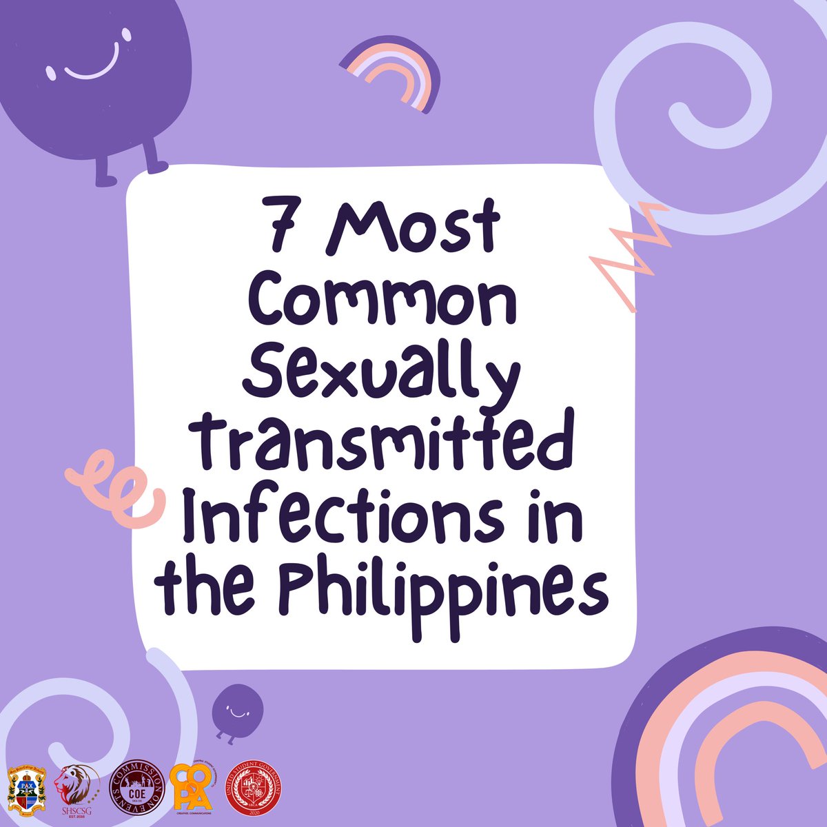 SBCA_CSG's tweet photo. More than a million people worldwide catch a sexually transmitted infection every day.

⬇️ Learn about the most common STDs in the Philippines below. ⬇️

#SexuallyTransmittedDiseases
#SexualLiteracy 
#AdvocacyMonth2022 
#BeYourOwnAdvocate 

Source: https://t.co/qJmrc9vKyK https://t.co/Z6Thl3OlGI