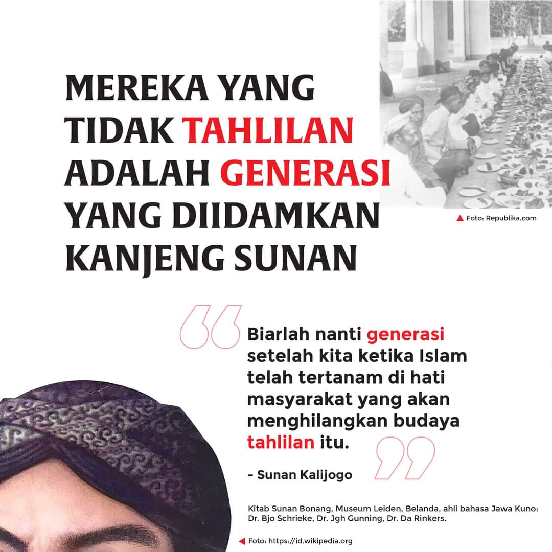 fotodakwah's tweet photo. Kata Sunan mengenai Tahlilan https://t.co/M1XU8WR7xf