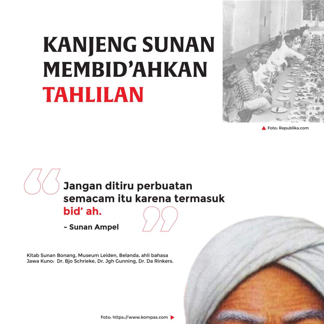 fotodakwah's tweet photo. Kata Sunan mengenai Tahlilan https://t.co/M1XU8WR7xf