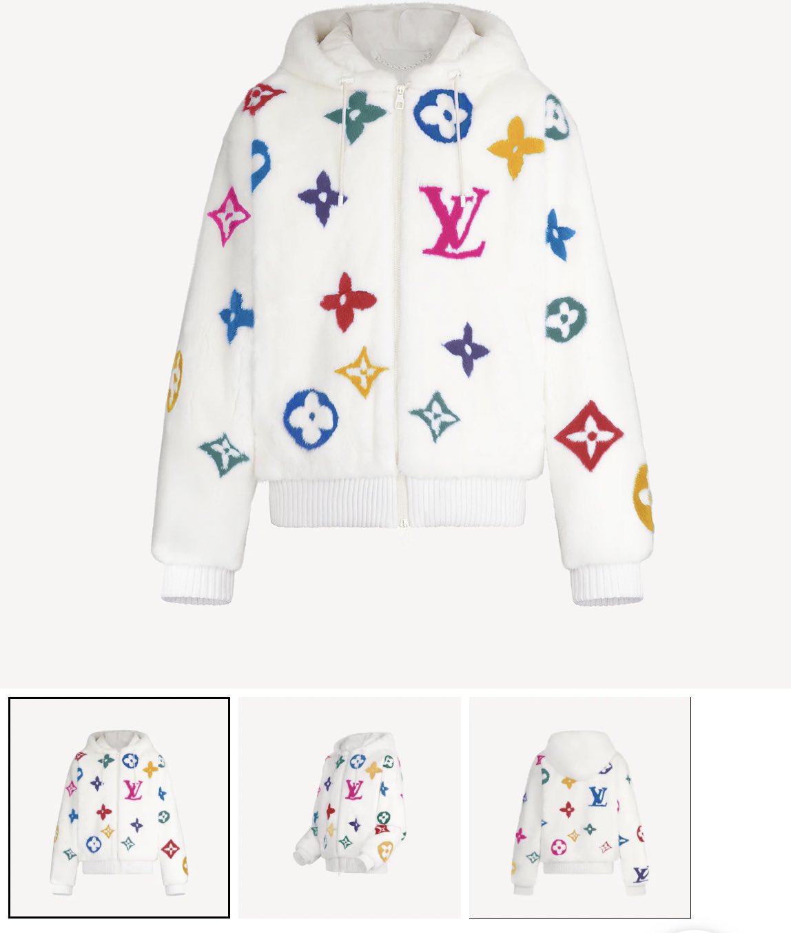 Louis Vuitton 2022 LV Monogram Hoodie S