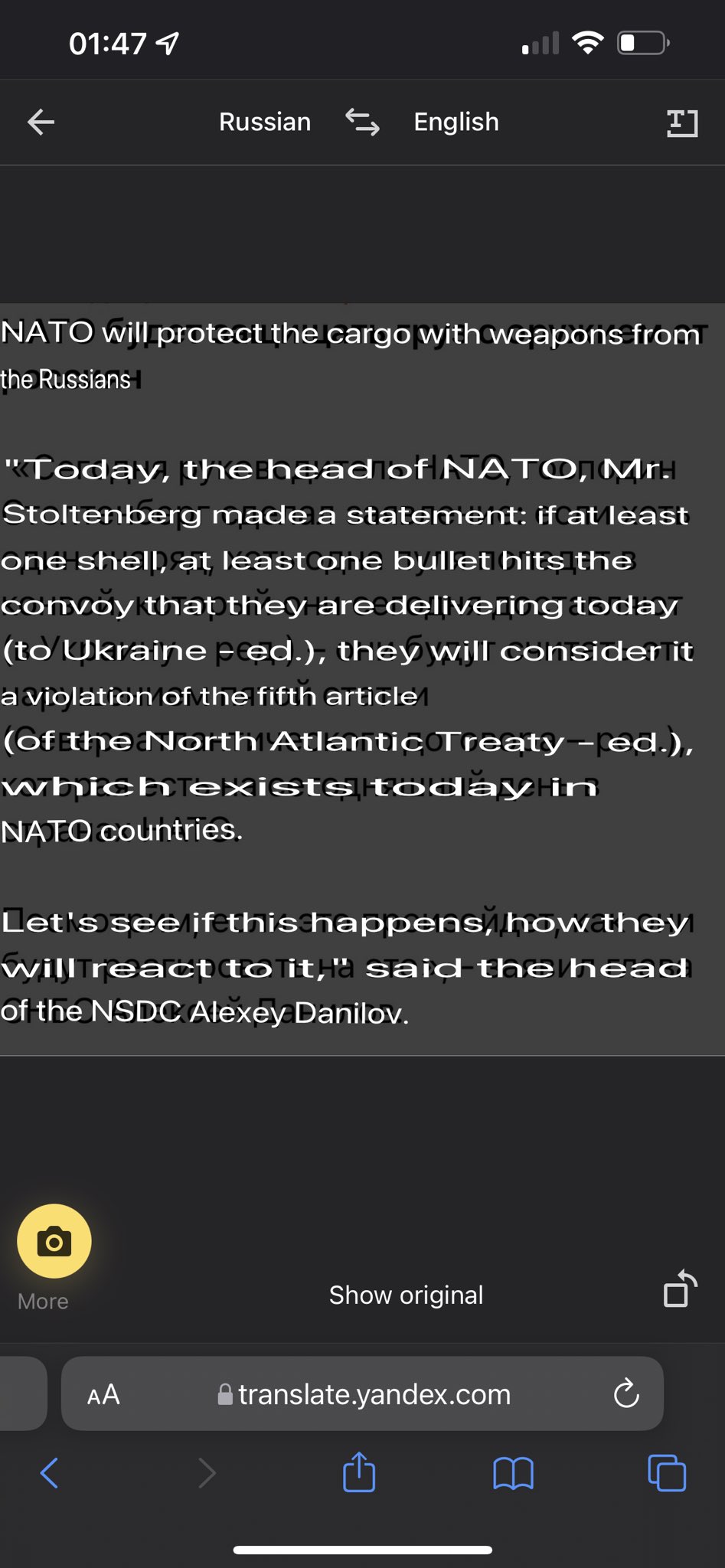 OSINTdefender on Twitter "Document Translated…