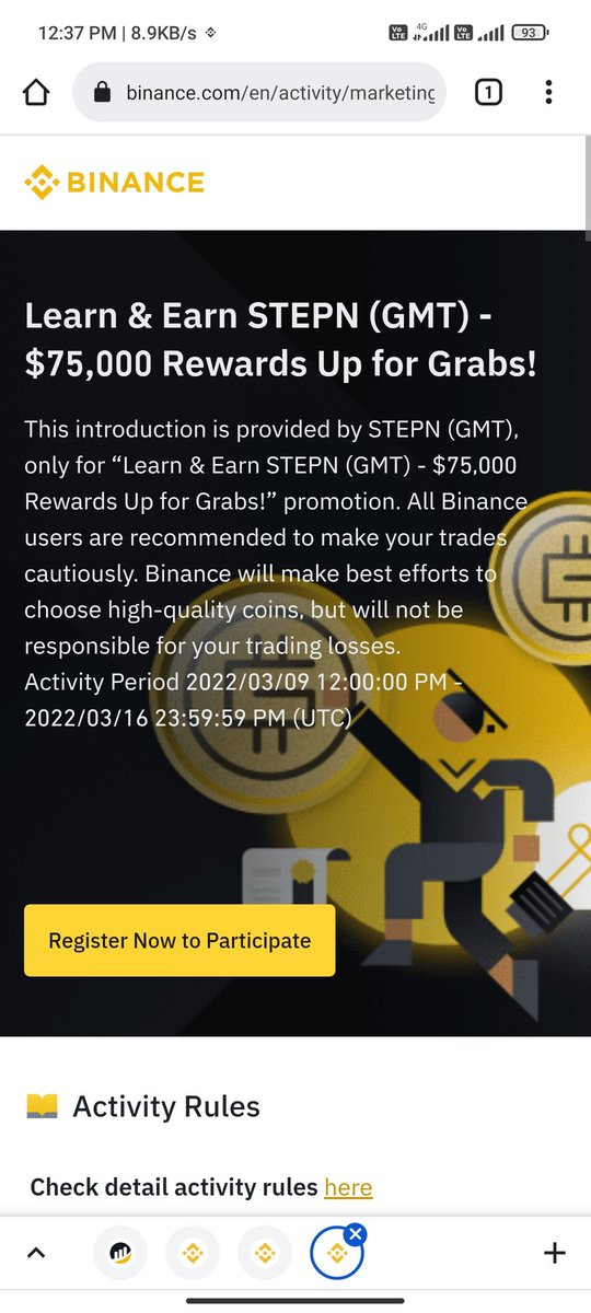 Queenking777's tweet photo. @binance  Learn &amp; Earn STEPN #GMT $75,000 Rewards Up For Grabs Join now... 
@binance https://t.co/f6vuCGEdN9