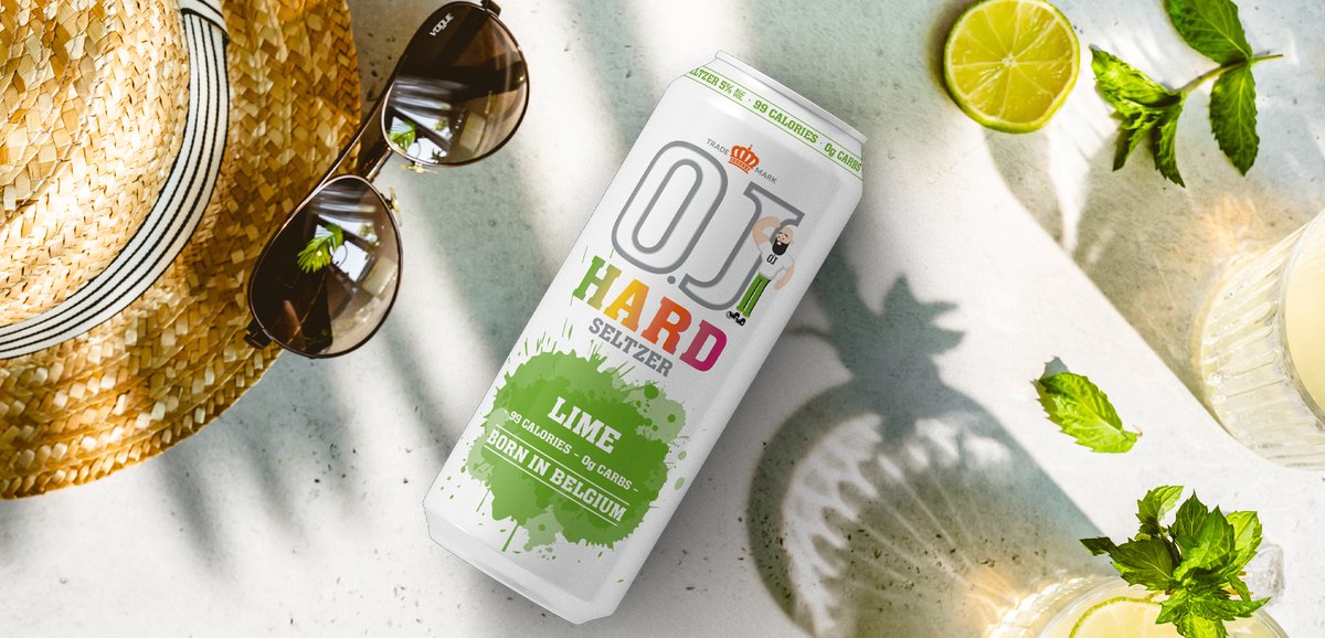 oj_beer's tweet photo. O.J. HARD... A thirst-quenching spiked sparkling water, with a hint of fresh lime juice. Low in calories and carbs, but big on flavour 🍸✨

Tag a friend who would love an O.J. HARD this Sunday!

Try something new. Out with the old, #inwithoj
.
.
#ojbeer #ojhardseltzer #ojhard https://t.co/7A3bwxbVwX