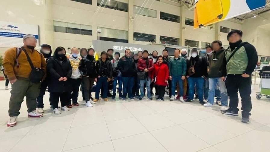 slyarriola's tweet photo. Seafarers from Ukraine continue arriving in Manila following the Alert Level 4 declaration that prompted mandatory repatriation. Yesterday evening, some 52 seafarers of MV Star Laura, MV Rio Grande, and MV Bonita arrived in Manila and Clark airports.@teddyboylocsin @DFAPHL https://t.co/v3bn8RN3hB