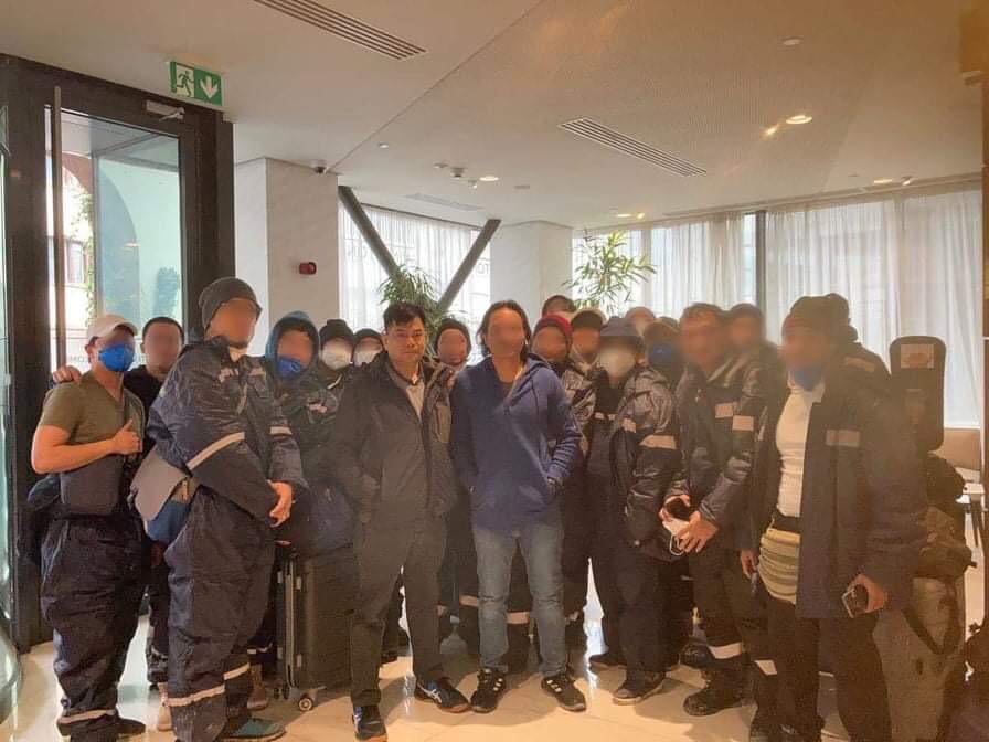 slyarriola's tweet photo. Seafarers from Ukraine continue arriving in Manila following the Alert Level 4 declaration that prompted mandatory repatriation. Yesterday evening, some 52 seafarers of MV Star Laura, MV Rio Grande, and MV Bonita arrived in Manila and Clark airports.@teddyboylocsin @DFAPHL https://t.co/v3bn8RN3hB