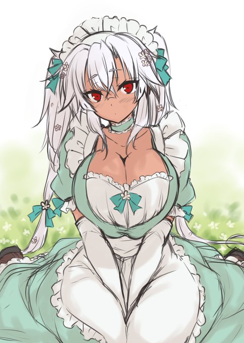 またメイド武蔵しゃん描いてる・・ 