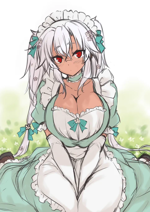 またメイド武蔵しゃん描いてる・・ 
