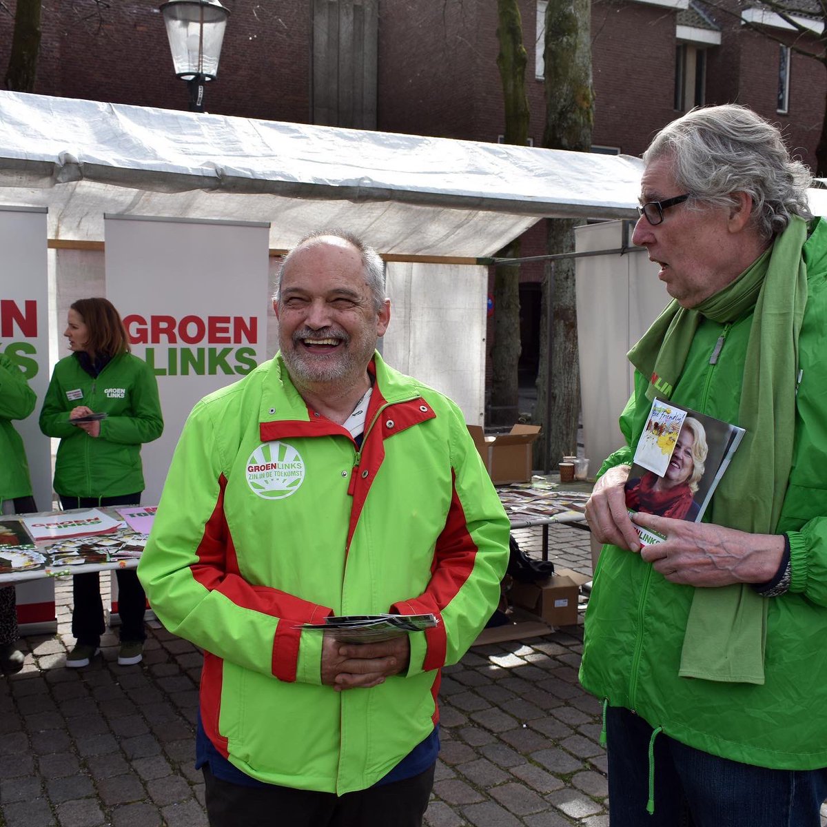 Gisteren hebben we de hele dag campagne gevoerd op het #munsterplein. Vooraf deed <a href="/msmitsmans/">Marianne Smitsmans</a> mee aan het lijsttrekkersdebat!
❤️💚
📸<a href="/johandewal/">Johan de Wal, Lord of Sealand</a>