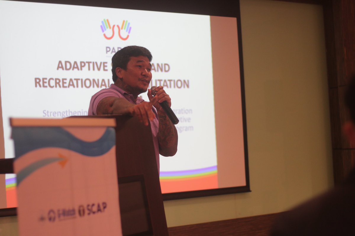 MultiplyEdPH's tweet photo. HAPPENING NOW | 2nd Resource Speaker Mr. Arnold M. Balais, an inspirational speaker besides being an amputee, Team Captain of the PADS Inc. AD Boat Team, tackling Teachers in the Pandemic: A Look at the Inclusivity of Philippine Education.
#XEdCebu
#NoOneXcludED
#MultiplyEdPH https://t.co/eEz1a2UoBk