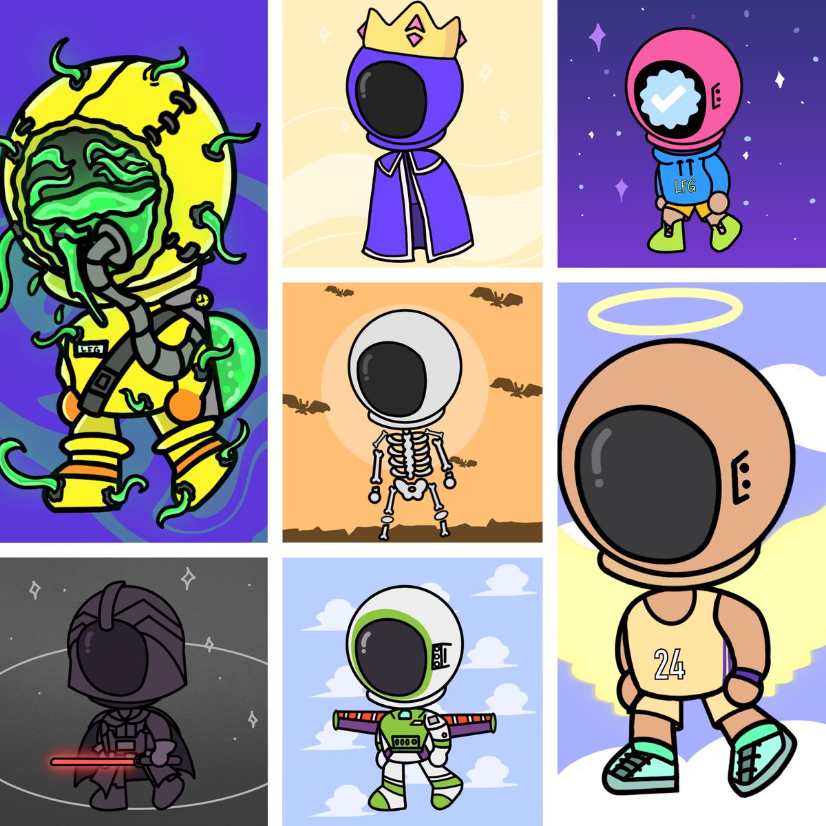 lildunksnft's tweet photo. which one is your favorite so far? 2,000 #lildunks coming soon. Join our discord. ๐ฅ
#NFTCollection #NFTGiveaway #NFTCommmunity #NFTs https://t.co/jIWdXIvjhB