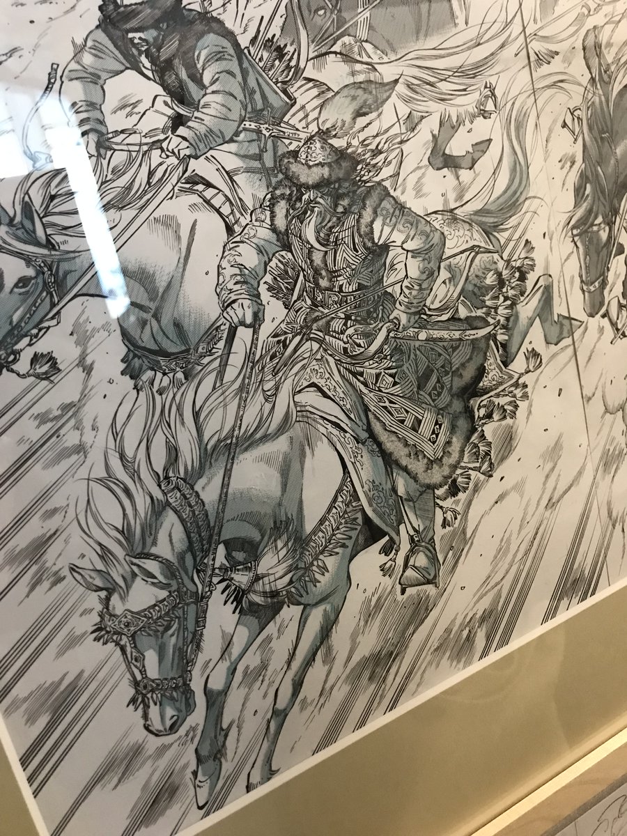 乙嫁語り展に行ってまいりました。
全方面から打ちのめされてきました。
まんががうまい 絵もうまい うまい・・・ 